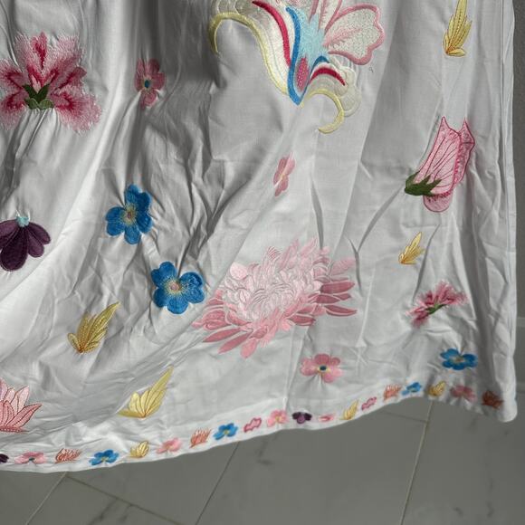 Fanm mon Maddie dress size XS Embroidered Maxi New - Picture 5 of 10
